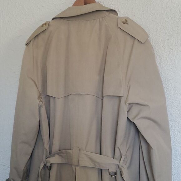 Brooks Brothers | Double Breasted Khaki Trench Coat - Picture 7 of 10